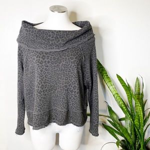 Free People | Off-the-shoulder, Cowl, Animal Print